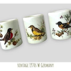 vintage 70s 80s mini taper candle holders W Germany Funny Designs